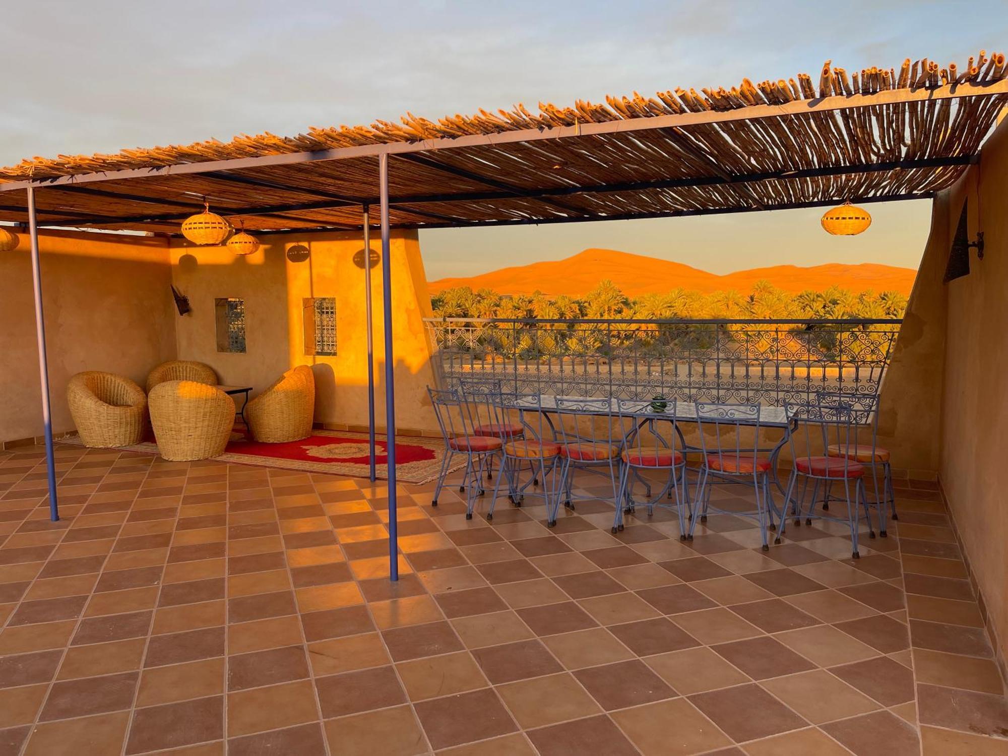 Riad Les jardins de Merzouga Buitenkant foto